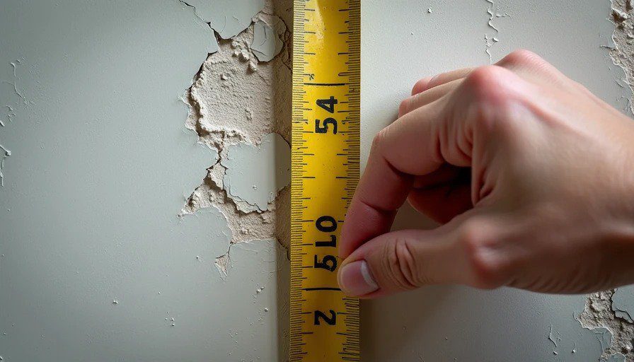 The tap test: solid vs damaged plaster Plaster wall tap test demonstration