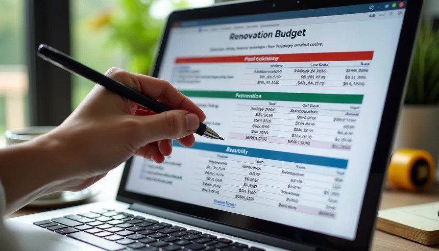 Safety first: breaking down our kitchen costs Three-bucket renovation budget spreadsheet