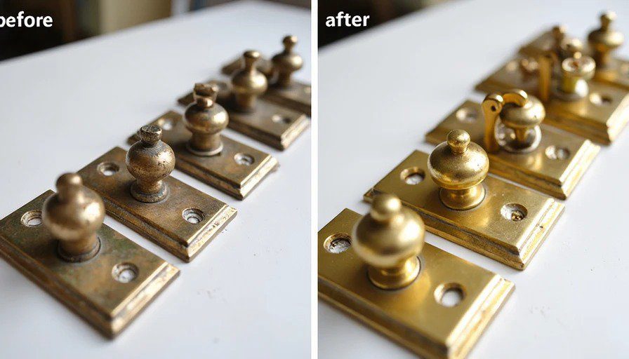 Vintage hardware restoration process