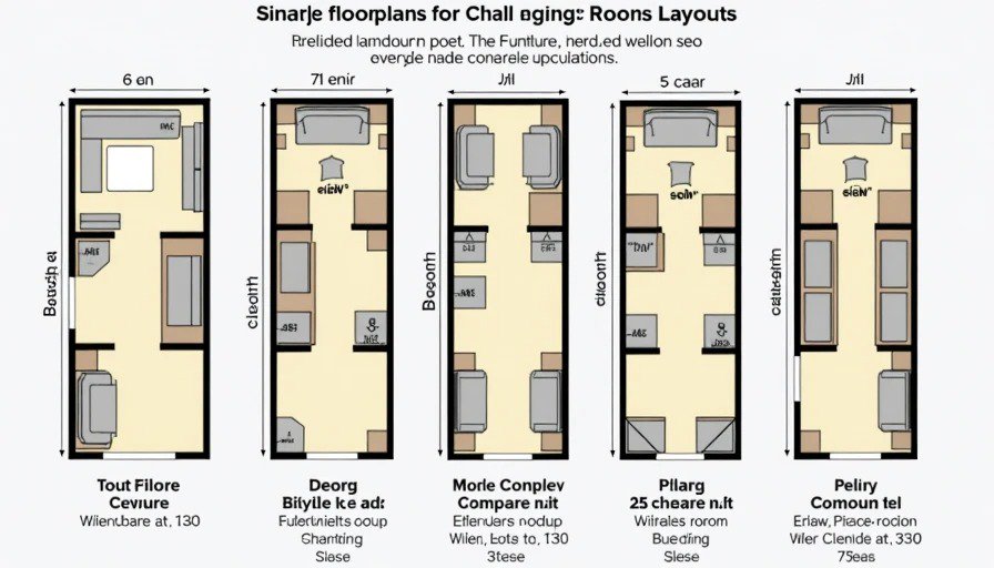 Creative layouts using existing furniture Renter floor plan rearrangements