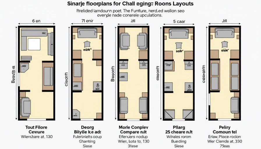Creative layouts using existing furniture Renter floor plan rearrangements