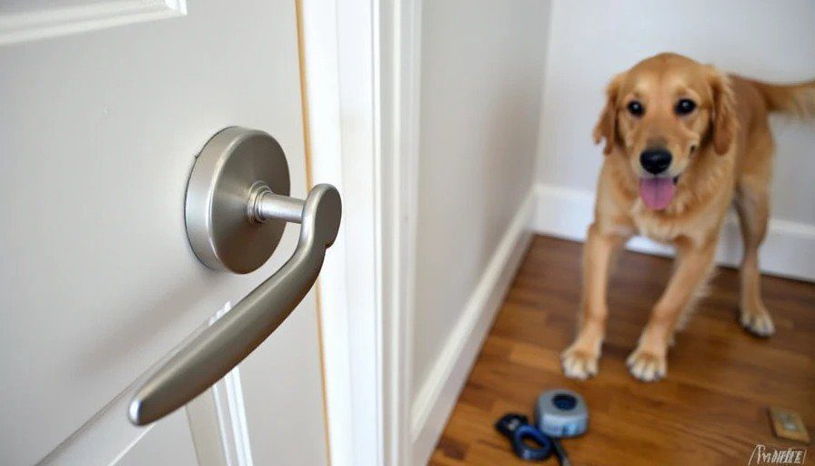 Easy hardware swap that makes a big difference Renter friendly door hardware upgrade