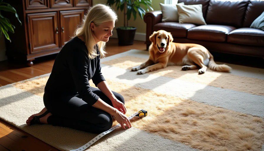 Area Rugs That Hide Fur: A Color and Pattern Analysis for Golden Retriever Owners