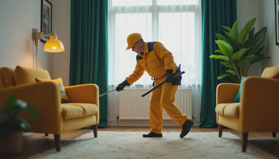 Visual context for pest control in home