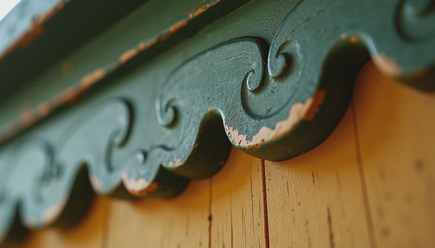 Visual context for house gingerbread trim