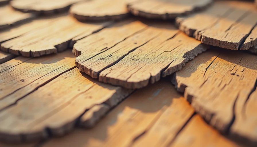 Visual context for cedar shake roof