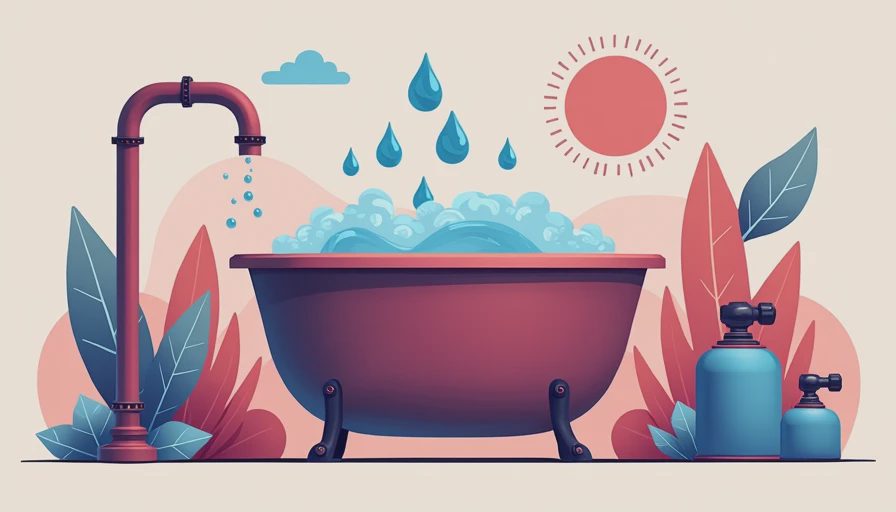 Illustration for how to plumb a jacuzzi tub