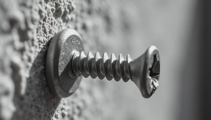 Visual context for how to install screws and anchors in walls