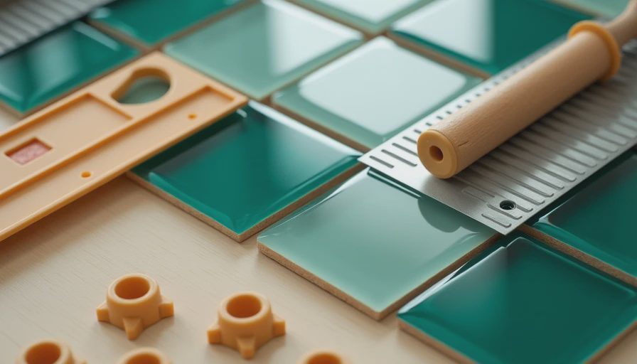 Visual context for how to install glass tiles for backsplash