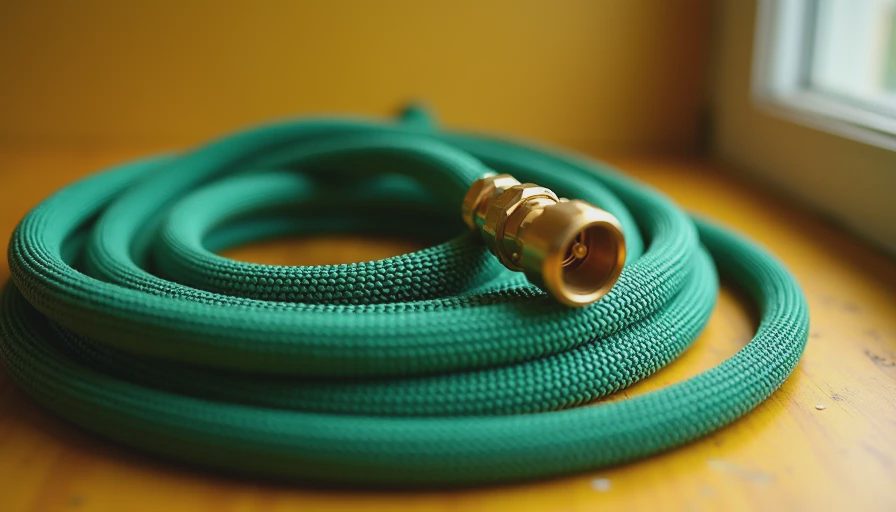 Visual context for expandable garden hose