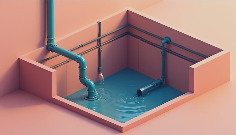 Illustration for basement waterproofing