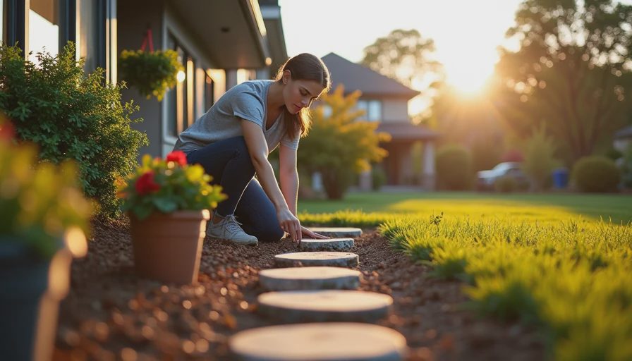 Visual context for easy landscaping