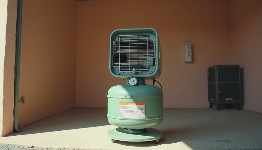Visual context for propane heater indoor